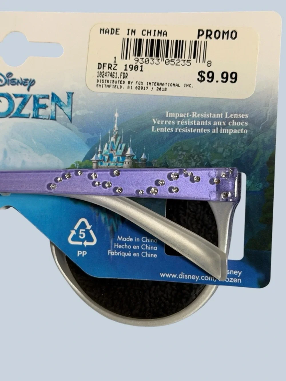 Disney Frozen Purple Kids Sunglasses